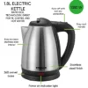 Emerald 1.8L Stainless Steel Kettle, Rapid Boil Technology, Boil Dry Protection, 1350W