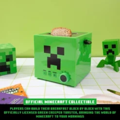 Ukonic Minecraft Green Creeper 2-Slice Toaster With Imprint Feature -Kitchen Appliances GUEST e228627a b8ac 47d3 8bd8 24f8b11d3a4a
