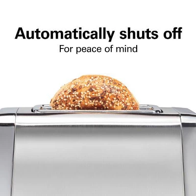 Hamilton Beach Modern Chrome 2-Slice Toaster - 22785: Stainless Steel, Bagel & Defrost Options, Extra Wide Slots 6 Hamilton Beach Modern Chrome 2-Slice Toaster - 22785: Stainless Steel, Bagel & Defrost Options, Extra Wide Slots - Image 6