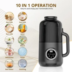 IULULU 8-in-1 Nut Milk Maker, 40oz, Multi-Nut, Auto-Clean, Warm, White -Kitchen Appliances GUEST e38df2af 4c34 4333 a463 77d19e6f20f7