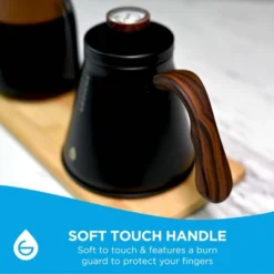 GROSCHE Marrakesh Gooseneck Kettle For Pour Over Coffee Makers And Coffee Drippers, Stainless Steel, 34 Oz -Kitchen Appliances GUEST e3ca70fe cdc6 4591 a9df 717fd78cf9fd