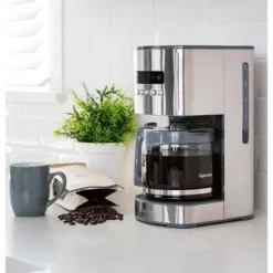 Kenmore Aroma Control Programmable 12-cup Coffee Maker - Stainless Steel: Drip Coffee Pot, Cool Touch Handle, 1000W, Dishwasher-Safe -Kitchen Appliances GUEST e4145ea3 32ec 4a04 ab38 ff90a666bbe9