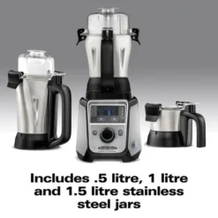 Hamilton Beach Pro Multi Food Prep 58770: 13-Speed Silver Food Processor & Blender, 1400W, Dishwasher-Safe Parts -Kitchen Appliances GUEST e49bd700 82c3 424e 82f5 b3692d8209ba