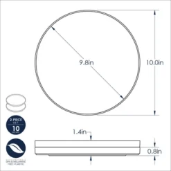 Nordic Ware Meal Plates - Set Of 2 8 Nordic Ware Meal Plates - Set Of 2 -Kitchen Appliances GUEST e53c4c7c 6a2d 4967 80d5 fb80ec88587a
