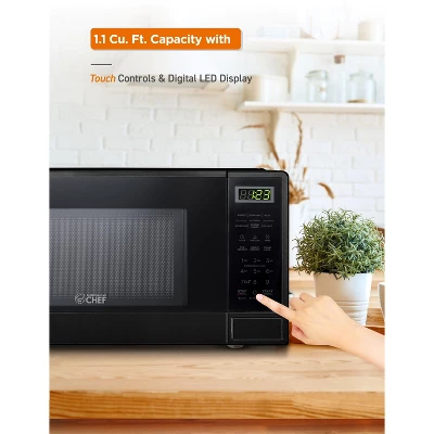 COMMERCIAL CHEF Countertop Microwave 1.1 Cu. Ft. With 10 Power Levels 7 COMMERCIAL CHEF Countertop Microwave 1.1 Cu. Ft. With 10 Power Levels - Image 7