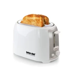 Better Chef Cool Touch Wide-Slot Toaster In White