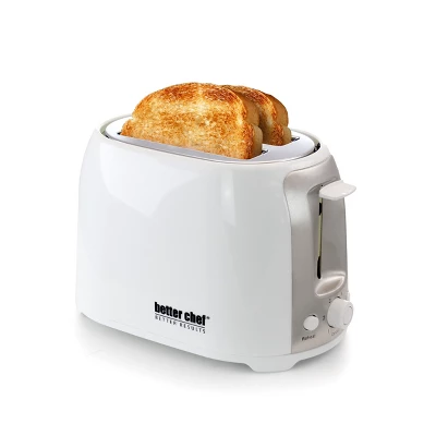Better Chef Cool Touch Wide-Slot Toaster In White 1 Better Chef Cool Touch Wide-Slot Toaster In White