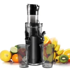 Elite Cuisine Big Mouth Whole Fruit Cold Press Slow Juicer - Black -Kitchen Appliances GUEST e8c9e385 f398 4081 a256 2d82a7e2f3f6