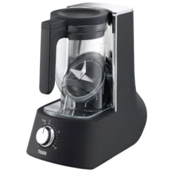 Tiger Diagonal Blade 11-Speed Countertop Blender Black: 520W, BPA-Free, Dishwasher-Safe, Pulse & Variable Speed, 32oz Capacity -Kitchen Appliances GUEST e8e0cb5a adde 4d80 8b30 2ab46df18b1e