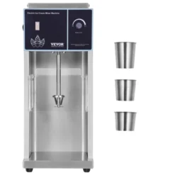 VEVOR Ice Cream Blender, 400W High-Speed Ice Cream Maker Mixer Stir Machine 4200RPM, Stepless Speed Adjustment, Silver -Kitchen Appliances GUEST e9c5f6fd 4a37 49c3 a44d e2cdfcb6c364