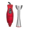 Brentwood 2-Speed Hand Blender In Red With Soft Grip Handle