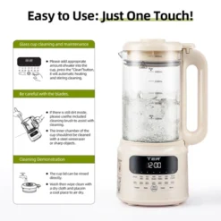 MyDepot 10 In 1 Nut Milk Maker With Preset Auto-Clean, Boil Water, Keep Warm,1.5L -Kitchen Appliances GUEST ea9ef380 7eb7 4a38 9ab5 62aa2eadb7b4