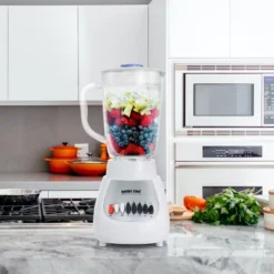 Better Chef 10-Speed 350 Watt 42 Ounce Glass Jar Blender In White/Silver -Kitchen Appliances GUEST eb1ab4a8 0b3d 4607 8828 2671cf5b7cb2