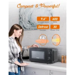 COMMERCIAL CHEF Countertop Microwave Oven 0.6 Cu. Ft. 600W -Kitchen Appliances GUEST ec8a9fe5 863c 4c89 8f64 1f727ce10465