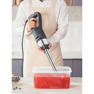VEVOR Commercial Immersion Blender, 500W Heavy Duty Hand Mixer, 16 Inch Stepless Variable Speed Mixer With Stainless Steel Blade, Black 1 VEVOR Commercial Immersion Blender, 500W Heavy Duty Hand Mixer, 16 Inch Stepless Variable Speed Mixer With Stainless Steel Blade, Black