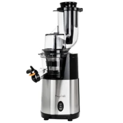 MegaChef Pro Stainless Steel Slow Juicer: Silver Electric Juice Maker, 200W, Dishwasher-Safe, 2L Capacity, 1 Speed 11 MegaChef Pro Stainless Steel Slow Juicer: Silver Electric Juice Maker, 200W, Dishwasher-Safe, 2L Capacity, 1 Speed -Kitchen Appliances GUEST ef4836b0 e0fc 4519 ba4e e76b4921d5bd