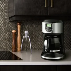 Black & Decker Black And Decker 12 Cup Programmable Coffeemaker In Black And Silver -Kitchen Appliances GUEST f0284c05 e740 4a80 b74b b5f133779142