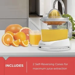Black & Decker BLACK+DECKER 32oz Electric Citrus Juicer, CJ625, Pressure Activated, Adjustable Pulp Control, Dishwasher-Safe 12 Black & Decker BLACK+DECKER 32oz Electric Citrus Juicer, CJ625, Pressure Activated, Adjustable Pulp Control, Dishwasher-Safe -Kitchen Appliances GUEST f04606f2 8911 4e4e 8ede 7598b5555087