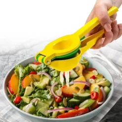 Cheer Collection Heavy Duty And BPA-Free Lemon Lime Squeezer With Built-in Strainers -Kitchen Appliances GUEST f05ab2e8 3718 4e47 8676 778609cc6368