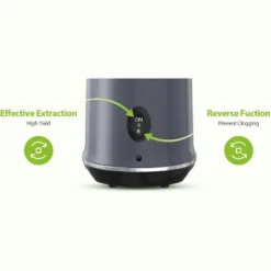 Ecoself Cold Press Juicer – 5.3" Large Feed Chute, 1.7L Capacity, Slow Masticating Juicer For Maximum Nutrients, Easy To Clean Juicer Machine Grey 23 Ecoself Cold Press Juicer – 5.3" Large Feed Chute, 1.7L Capacity, Slow Masticating Juicer For Maximum Nutrients, Easy To Clean Juicer Machine Grey -Kitchen Appliances GUEST f0cd270c 62fa 4fc2 9212 b64d941de3bc 1