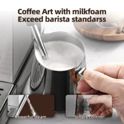 1350W 20 Bar Espresso Machines, Coffee Maker With Automatic Milk Frothing System, Steam Wand & Cup Warmer, LED Touchscreen, 41 OZ/1.2L Remove Tank -Kitchen Appliances GUEST f3416143 846f 4ceb 837b 55a01e3ab8ca