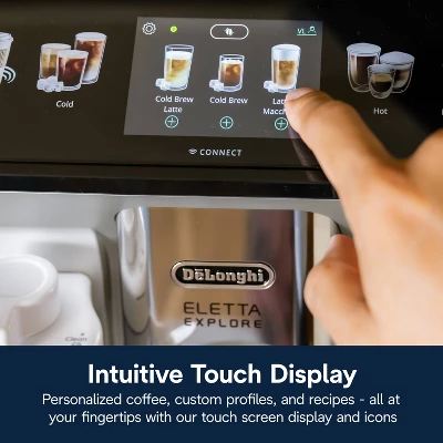 DeLonghi Eletta Explore Fully Automatic Espresso Machine With Cold Brew 5 DeLonghi Eletta Explore Fully Automatic Espresso Machine With Cold Brew - Image 5
