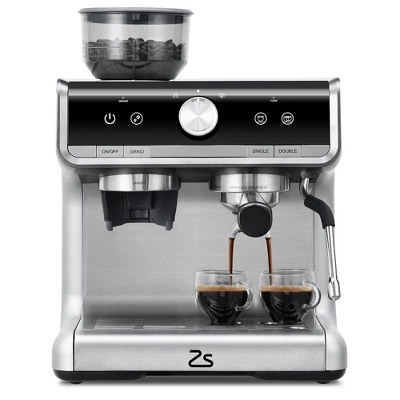 Espresso Machine With Grinder, Barista Espresso Maker With Milk Frother Steam Wand 6 Espresso Machine With Grinder, Barista Espresso Maker With Milk Frother Steam Wand - Image 6
