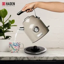 Haden Coffee Machine, 12 Cup Drip Coffee Maker Bundled With Dorset 1.7 Liter Stainless Steel Electric Hot Water Kettle, Putty & Chrome -Kitchen Appliances GUEST f4473584 7710 4ba6 aa2c 029f433f70e6