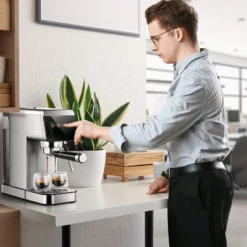 1350W 20 Bar Espresso Machines, Coffee Maker With Automatic Milk Frothing System, Steam Wand & Cup Warmer, LED Touchscreen, 41 OZ/1.2L Remove Tank -Kitchen Appliances GUEST f64f50bc 2bdf 45ad a1c9 ed8a9d0c1258