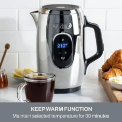 All-Clad 1.5L Electric Kettle With Touchscreen, 1500W, Stainless Steel -Kitchen Appliances GUEST f72c42bd 4631 46b3 ab2c e07dc4528916