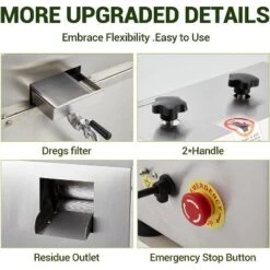 Commercial Sugar Cane Juicer Machine Electric Press Extractor 660LBS/H With Wheels 12 Commercial Sugar Cane Juicer Machine Electric Press Extractor 660LBS/H With Wheels -Kitchen Appliances GUEST f7a3c308 dd2f 4d5c 9ee3 4d879e6b1f67