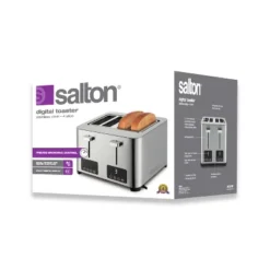 Salton 4 Slice Extra Wide Slot Bread Toaster With 3 Functions Digital Display, 6 Browning Settings And Removable Crumb Tray (ET2084) -Kitchen Appliances GUEST f802602a 96c6 48c9 a47e 94c24f80466c