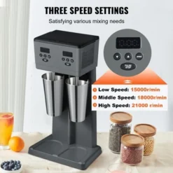 VEVOR Milkshake Maker, 375W X 2 Electric Milkshake Machine, Commercial Double Heads Drink Mixer Blender,Intelligent Microswitch, 3-Speed -Kitchen Appliances GUEST f878aa33 6723 47ba 8195 44e8e3f99bd0