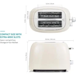Ultrean Toaster 2 Slice With Extra-Wide Slot For Toasting Bagels, Breads, Waffles & More, Stainless Steel Material,6 Browning Settings 20 Ultrean Toaster 2 Slice With Extra-Wide Slot For Toasting Bagels, Breads, Waffles & More, Stainless Steel Material,6 Browning Settings -Kitchen Appliances GUEST f959bbd6 f77a 49a8 8512 0c49bbb5ff47