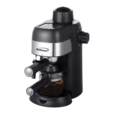 Brentwood GA-134BK 4-Cup Stainless Steel Espresso And Cappuccino Maker Machine In Black 5 Brentwood GA-134BK 4-Cup Stainless Steel Espresso And Cappuccino Maker Machine In Black - Image 5