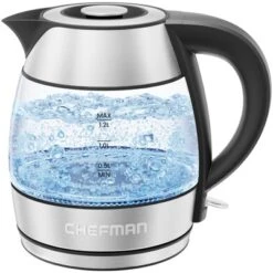 Chefman Rapid Boil 1.2L Electric Tea Kettle -Kitchen Appliances GUEST fb0c689a 552f 40fe 9c33 a490525d0b99