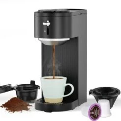 Kismile Single Serve Coffee Maker, Compatible With Capsule And Ground, 5 Brew Sizes Up To 14 Oz, Adjustable Funnel Height, K-cup Coffee Machine 15 Kismile Single Serve Coffee Maker, Compatible With Capsule And Ground, 5 Brew Sizes Up To 14 Oz, Adjustable Funnel Height, K-cup Coffee Machine -Kitchen Appliances GUEST fbdb43ed bd9b 4db0 a0e7 72c1895a7d2f