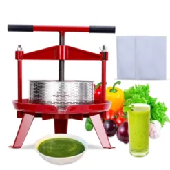 Fruit Wine Press, Manual Fruit And Wine Press With T-Handle, Stainless Steel, Stable Triangular Structure, Wine Making Press -Kitchen Appliances GUEST fcb9ad31 68fe 44ee 9666 e1ca2fcf96e7