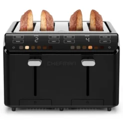 Chefman Smart Touch Digital Toaster With 6 Touchscreen Shade Settings – Black -Kitchen Appliances GUEST fcc691ec d3ea 41d7 88cb d42e0489a5c7