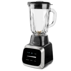 Power XL Smart Pro Blender - Black: High Power Glass Jar Blender, 1800W, 6-Blade, 3 Speeds, Dishwasher-Safe Parts