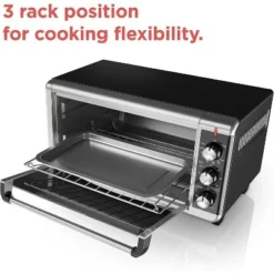 Black & Decker BLACK+DECKER 8-Slice Extra Wide Convection Toaster Oven, TO3250XSB, Fits 9"x13" Oven Pans And 12" Pizza, Stainless Steel/Black -Kitchen Appliances GUEST fd77d58f f739 49db aa13 8fa90bd9a314