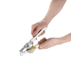 Viski Professional Citrus Press Lime Juicer, Lemon Squeezer For Cocktails, Bar Accessories, Silver Aluminum Metal, Set Of 1 -Kitchen Appliances GUEST fd8fa8ba 6272 4f60 a62c 45fc349e8177