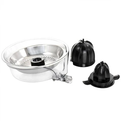 MegaChef Stainless Steel Electric Citrus Juicer: 160W Silver Appliance, Dishwasher-Safe Parts, Juicer On Sale 5 MegaChef Stainless Steel Electric Citrus Juicer: 160W Silver Appliance, Dishwasher-Safe Parts, Juicer On Sale - Image 5