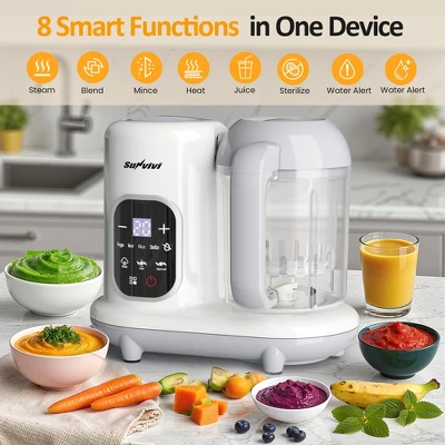 Heynemo Baby Food Maker, All-in-one Baby Food Processor With Steam, Heating, Unfreeze, Blender, Electric Blender And Food Processor Combo, Self Clean 2 Heynemo Baby Food Maker, All-in-one Baby Food Processor With Steam, Heating, Unfreeze, Blender, Electric Blender And Food Processor Combo, Self Clean - Image 2