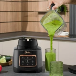 Oster® Oster Extreme Mix 1500W 10-Point Blade 8-Cup Kitchen Blender With Auto Programs: Stainless Steel, Dishwasher-Safe, 8 Speeds -Kitchen Appliances GUEST fe808345 09f5 4b0e b962 9af65464a659